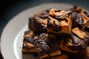 Pumpkin Cheesecake Swirl Brownies